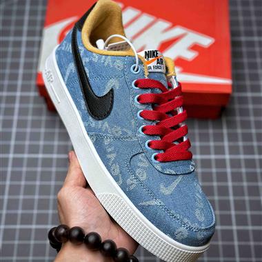 Nike Air Force 1 AC 簡版空軍一號 帆布透氣低幫經典板鞋