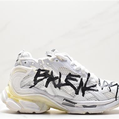 BALENCIAGA Runner Sneaker"Grey/Black/Blue/Red"慢跑系列低幫復古野跑潮流姥爹風百搭休閑運動慢跑鞋