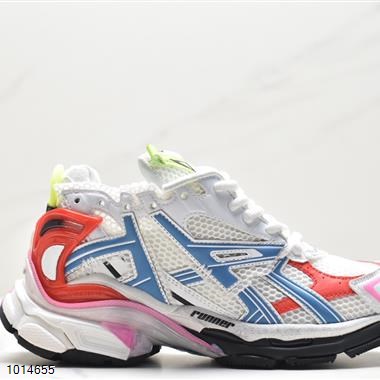 BALENCIAGA Runner Sneaker"Grey/Black/Blue/Red"慢跑系列低幫復古野跑潮流姥爹風百搭休閑運動慢跑鞋