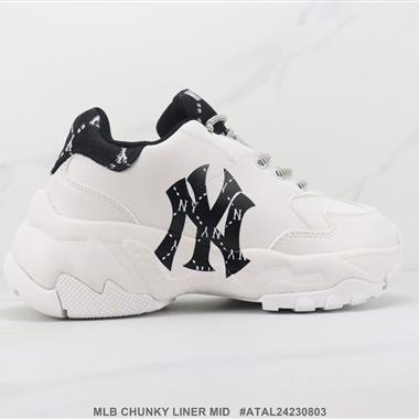 MLB CHUNKY LINER MID CLASSIC MONOGRAM 低幫運動休閑鞋