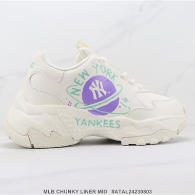 MLB CHUNKY LINER MID CLASSIC MONOGRAM 低幫運動休閑鞋