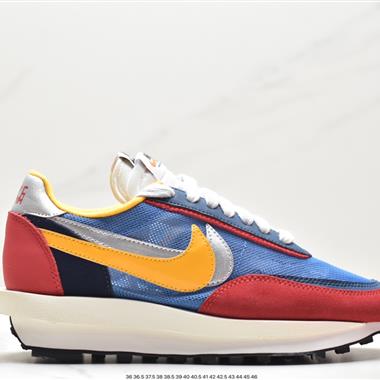 SACAI x NIKE LDV Waffle重疊設計前衛華夫變形休閑慢跑鞋