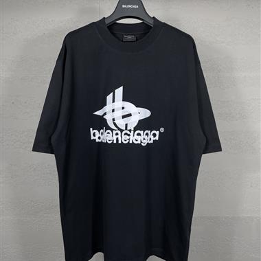 Balenciaga   2023夏季新款短袖T恤  歐版尺寸偏大