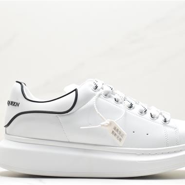 Alexander McQueen Sole Leather Sneakers低幫時裝厚底休閑運動小白鞋