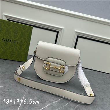 GUCCI   2023新款女生時尚休閒包  尺寸：18x17x6.5CM