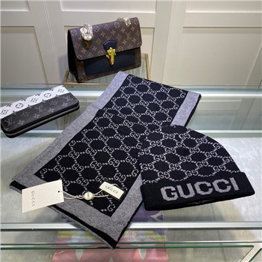 GUCCI  2023秋冬新款毛線帽子