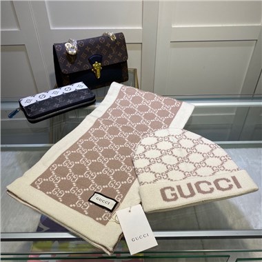 GUCCI  2023秋冬新款毛線帽子