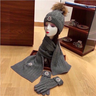 MONCLER   2023秋冬新款毛線帽子