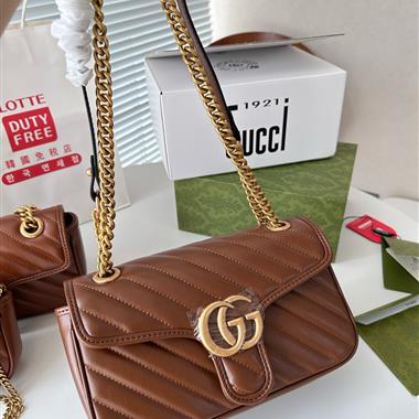 GUCCI   2023新款女生時尚休閒包 尺寸：26CM