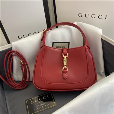 GUCCI   2023新款女生時尚休閒包 尺寸：19-13-3CM