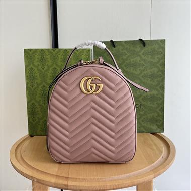 GUCCI   2023新款女生時尚休閒包 尺寸：22*26.6*11CM