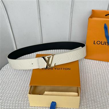 LOUIS VUITTON  2023新款時尚皮帶  4.0CM