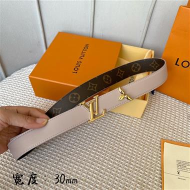 LOUIS VUITTON  2023新款時尚皮帶  3.0CM