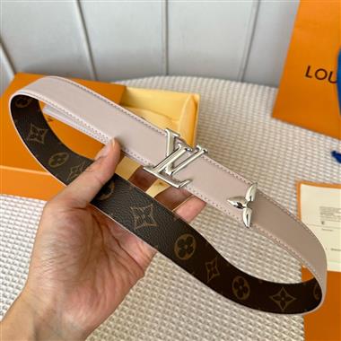 LOUIS VUITTON  2023新款時尚皮帶  3.0CM