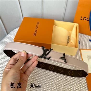 LOUIS VUITTON  2023新款時尚皮帶  3.0CM