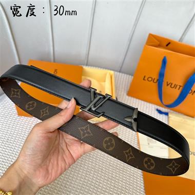 LOUIS VUITTON  2023新款時尚皮帶  3.0CM