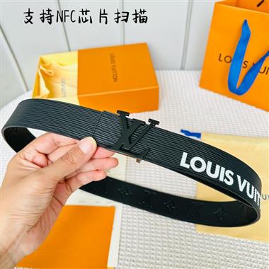 LOUIS VUITTON   2023新款時尚皮帶  4.0CM