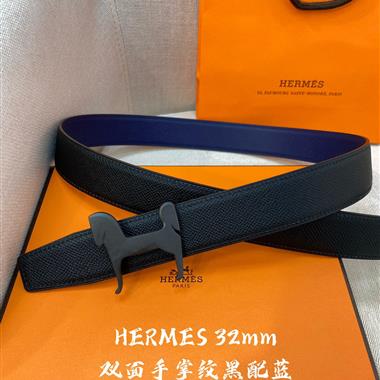 HERMES   2023新款時尚皮帶  3.2CM