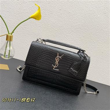 YSL   2023新款女生時尚休閒包 尺寸：25CM