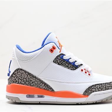 Nike Air Jordan 3 Retro」Knicks 復休閑運動文化籃球鞋 