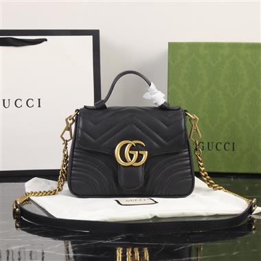 GUCCI  2023新款女生時尚休閒包 尺寸：21*15*8CM