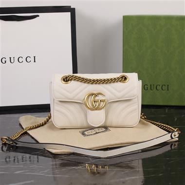 GUCCI  2023新款女生時尚休閒包 尺寸：22*14*6CM