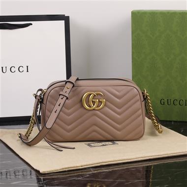 GUCCI  2023新款女生時尚休閒包 尺寸：24*12*7CM