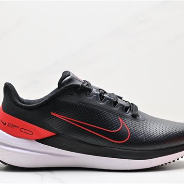 Nike Air Zoom Winflo 9代 皮面訓跑練步鞋