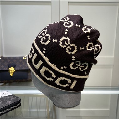 GUCCI  2023秋冬新款毛線帽子