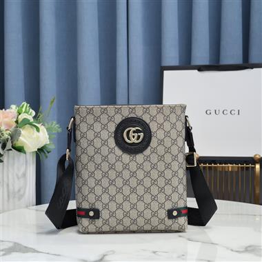 GUCCI   2023新款男生時尚休閒包 尺寸：23-27-5CM