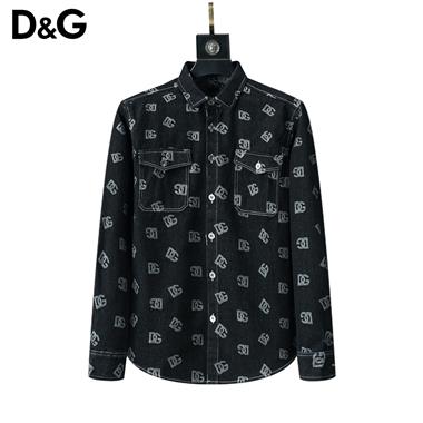D&G  2023秋冬新款牛仔襯衫