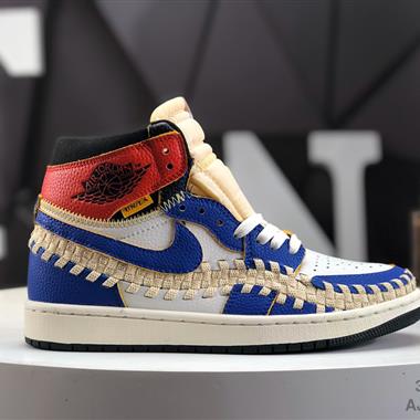 Union x Nike Air Jordan 1 High  ” Woven“ 聯名款 