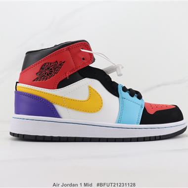 Nike Air Jordan 1 Mid 喬丹1代高幫板鞋 