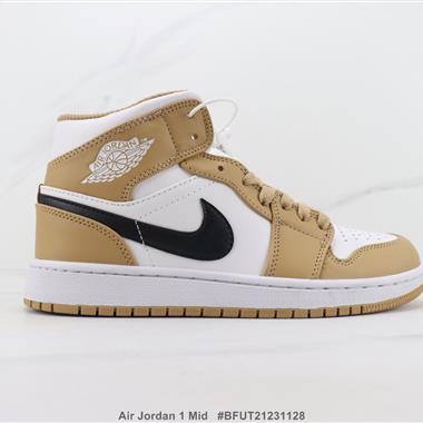 Nike Air Jordan 1 Mid 喬丹1代高幫板鞋 