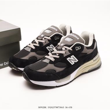 New Balance NB M992系列 經典復古休閑運動百搭老爹跑步鞋