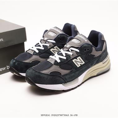 New Balance NB M992系列 經典復古休閑運動百搭老爹跑步鞋