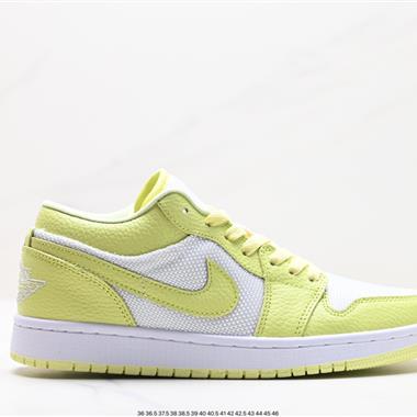 Nike Air Jordan 1 Mid”Green Yellow“AJ1