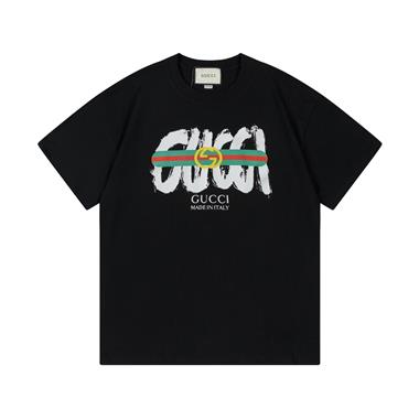 GUCCI  2023秋冬新款短袖T恤 歐版尺寸偏大