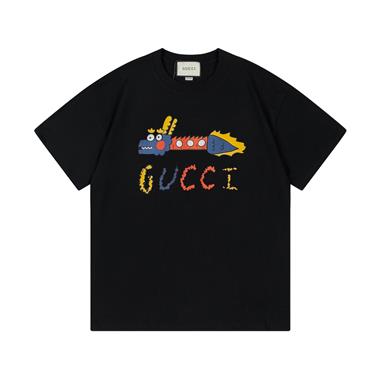 GUCCI  2023秋冬新款短袖T恤 歐版尺寸偏大