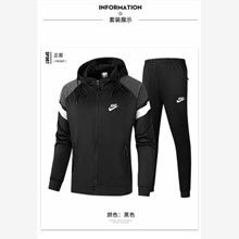 Nike 2023新款2550耐克連帽開衫套-19_黑色