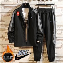 Nike 2023新款202307耐克開衫套絨-1407_黑色