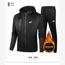 Nike 2023新款2553耐克連帽開衫套絨-19_黑色