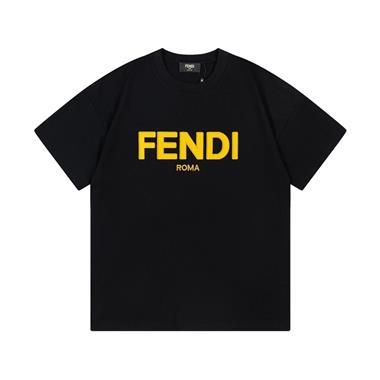 FENDI  2023夏季新款短袖T恤 歐版尺寸偏大