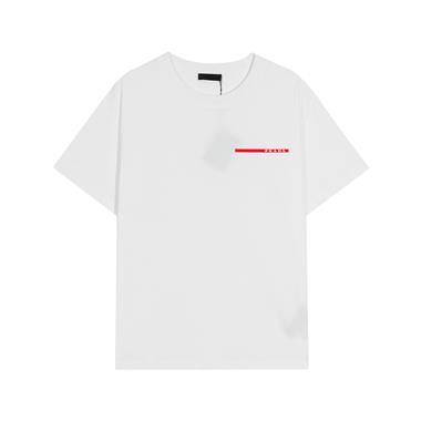 PRADA   2023夏季新款短袖T恤 歐版尺寸偏大