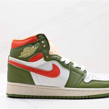 Nike Air Jordan 1 Mid”Green Yellow“AJ1