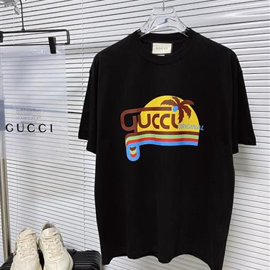 GUCCI  2024夏季新款短袖T恤 男女同款