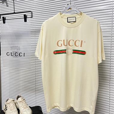 GUCCI  2024夏季新款短袖T恤 男女同款