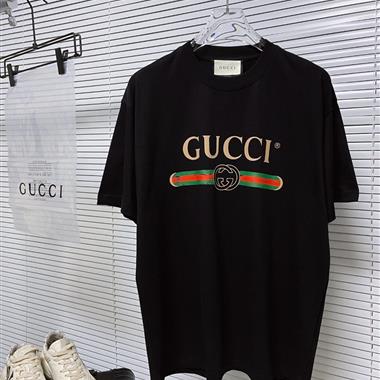 GUCCI  2024夏季新款短袖T恤 男女同款