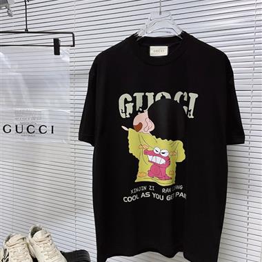 GUCCI  2024夏季新款短袖T恤 男女同款