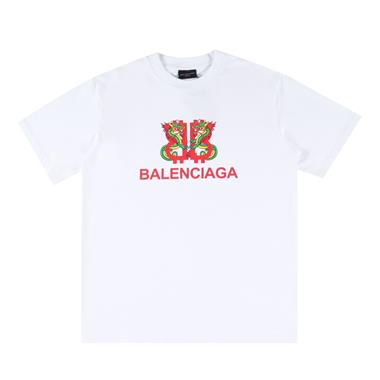 Balenciaga  2024夏季新款短袖T恤 歐版尺寸偏大